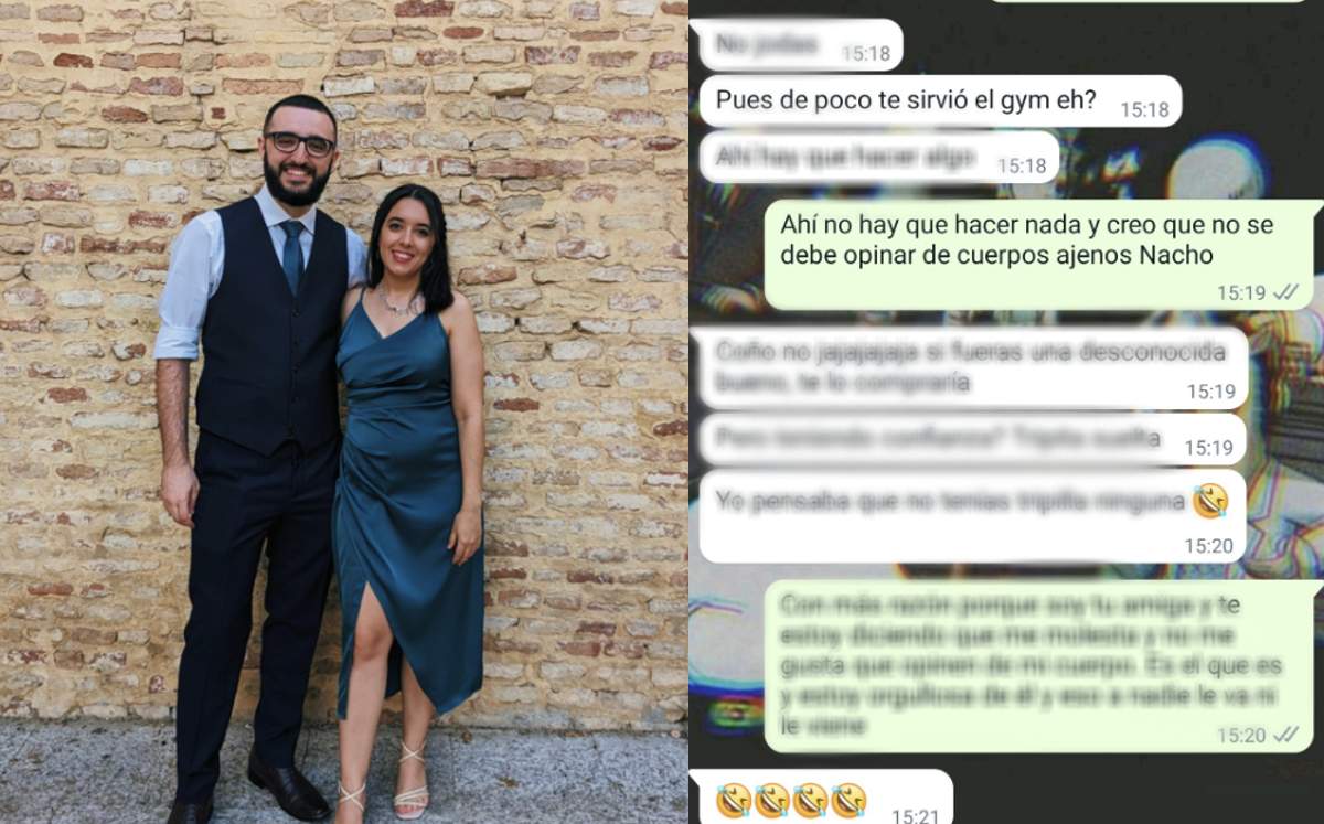 Mujer es criticada sobre su cuerpo por supuesto amigo. | Especial