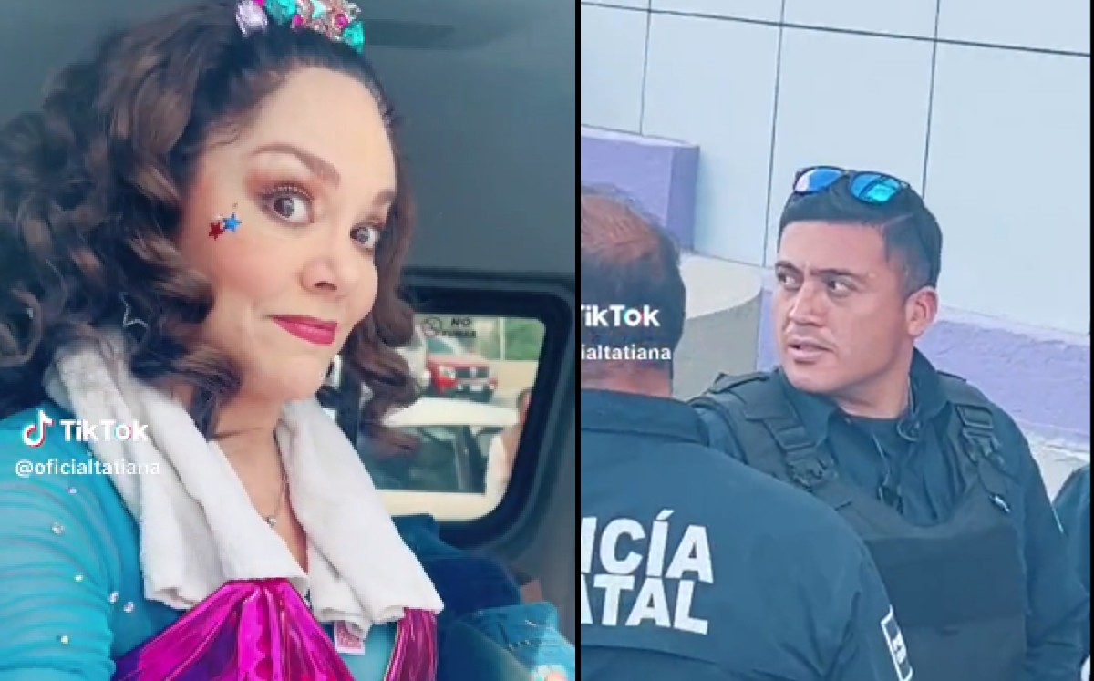 Tatiana y policía