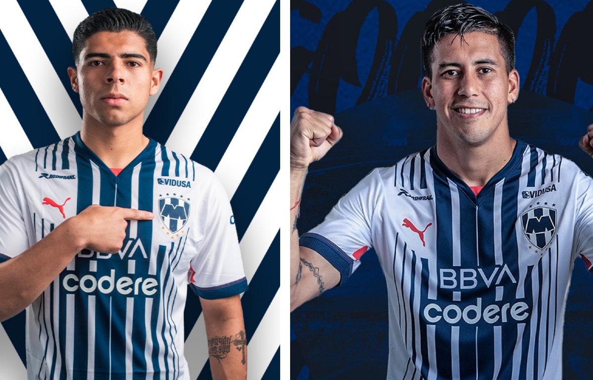 Víctor Guzmán y Maxi Meza de Rayados / @rayados