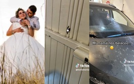 Una usaría compartió una serie de videos donde narra como su mamá fue la autora de un ataque a balazos.