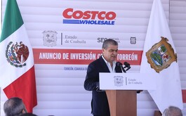 Costo llegará a Torreón. Gobernador anuncia inversión