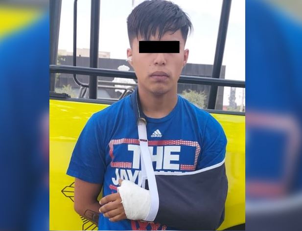 Juan Guillermo de 22 años fue arrestado en la colonia El Porvenir. | Cortesía