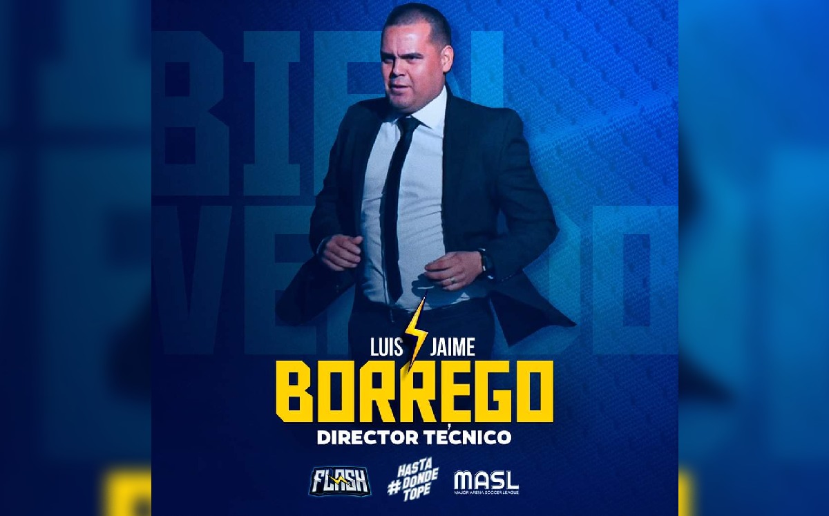 Luis Jaime Borrego, nuevo técnico del Flash de Monterrey / CORTESÍA: @monterreyflash