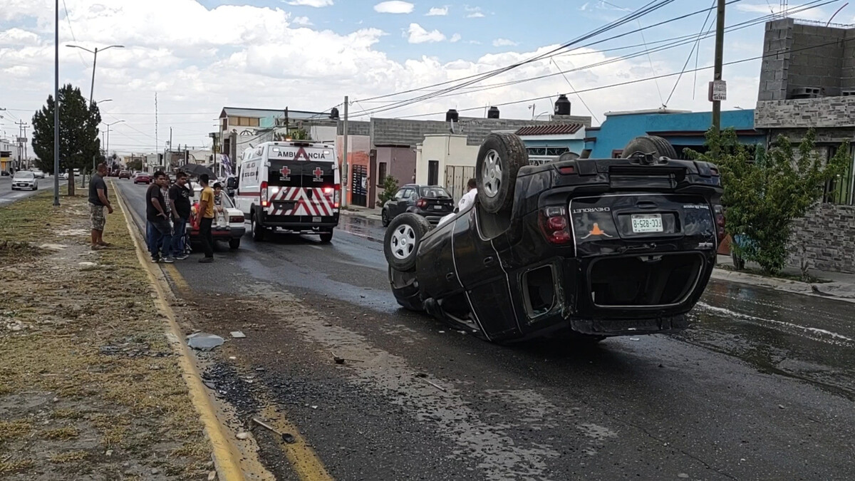 El accidente ocurrió este viernes en Saltillo.