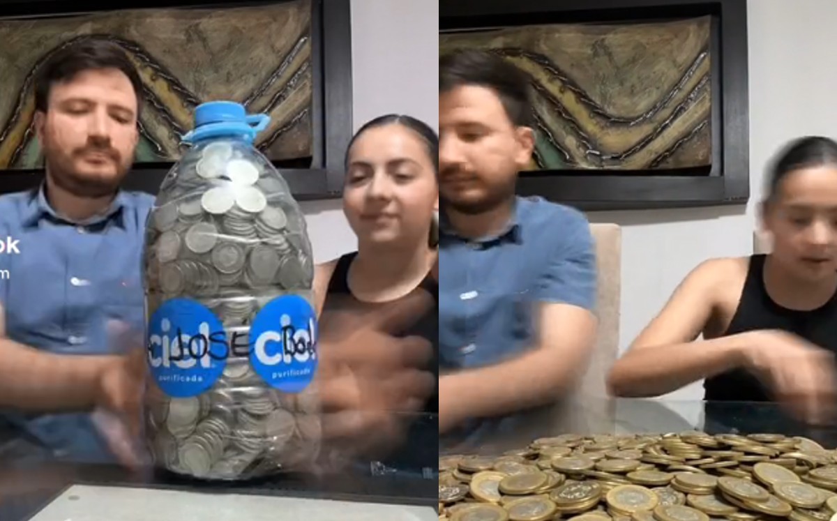 Mamá regala a su un hijo galón con sus ahorros para que pueda pagar su boda / Cortesía