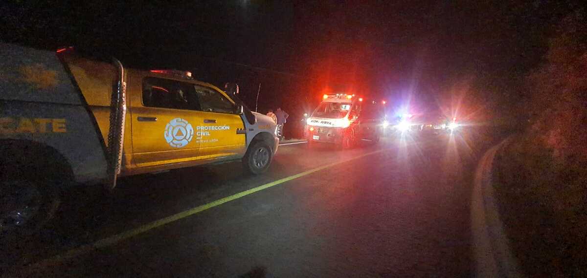 Protección Civil de Nuevo León llegó a atender el accidente. | Cortesía