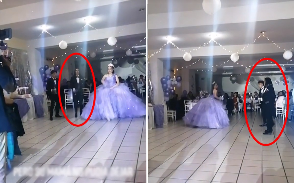 Mamá de quinceañera se disfraza de chambelán / TikTok