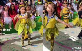 Niña de 5 años se sorprende al ver a su mamá en festival; pensó que no iría a verla