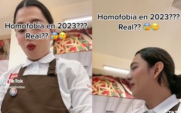 Un joven exhibió los comentarios homofóbicos por parte de un cliente.