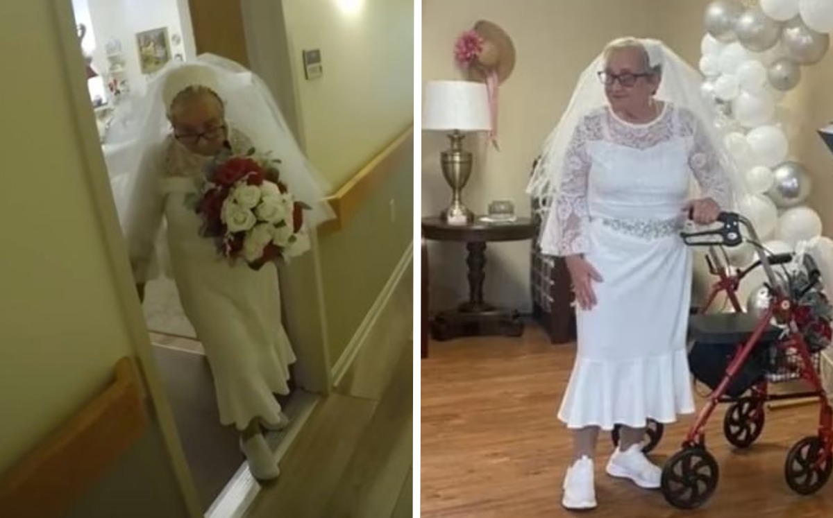 Dorothy Fideli, mujer de 77 años que se casó consigo misma / Especial