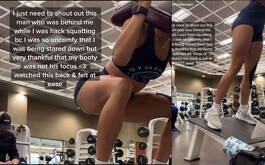 Mujer hace viral gesto de joven por no-acosarla en el gimnasio