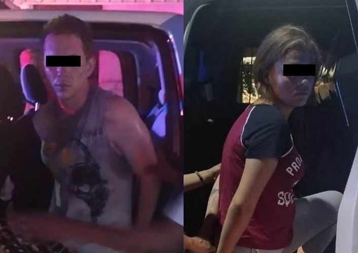 Jesús Esteban y María Elena, ambos de 22 años de edad, fueron detenidos por la Policía de Monterrey. | Cortesía