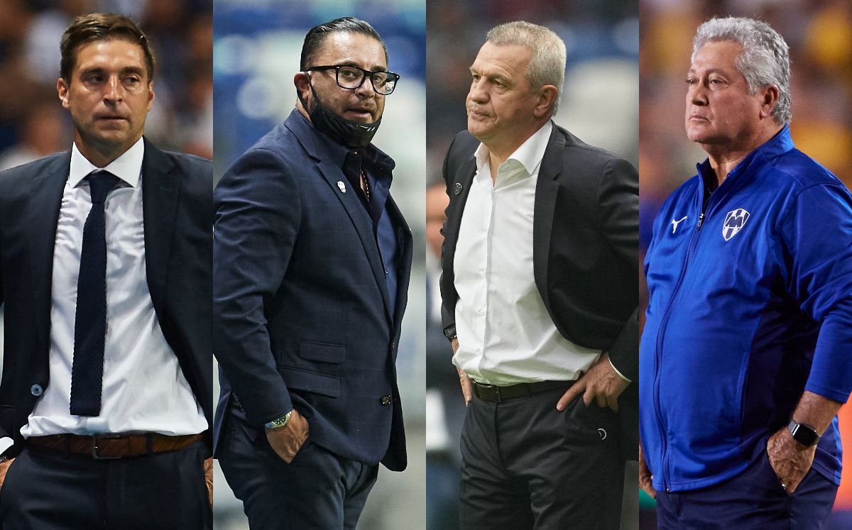 Diego Alonso, Javier Aguirre, Antonio Mohamed y Víctor Vucetich / Mexsport