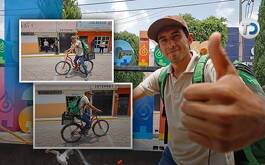 Poblanos utilizan la bicicleta como herramienta de trabajo y movilidad