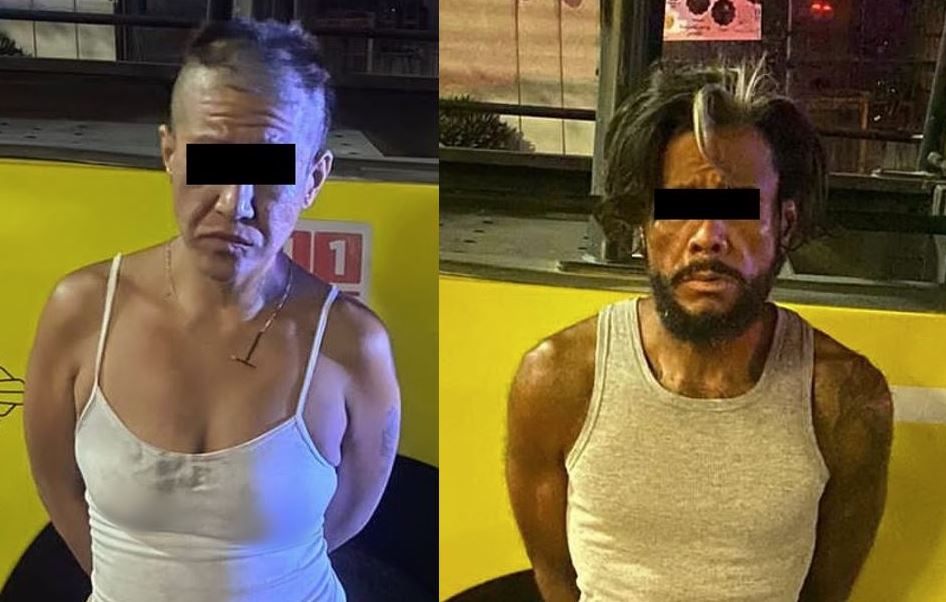 Los implicados fueron identificados como Nahúm de 27 años y Brenda Joselyn de 32. | Cortesía
