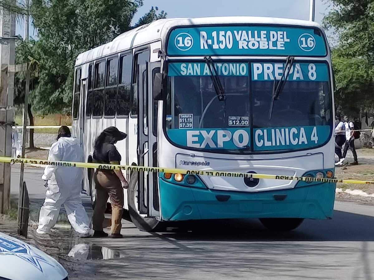 La víctima esperaba el camión cuando este lo impactó. | Agustín Martínez