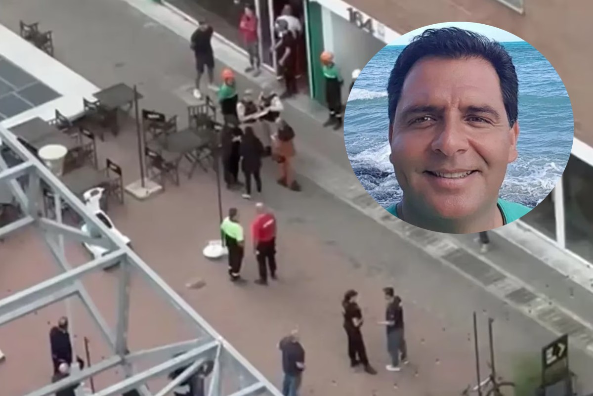 El hombre murió inmediatamente después de la caída. / Especial