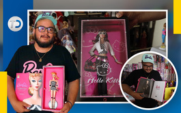 Poblano colecciona muñecas Barbie