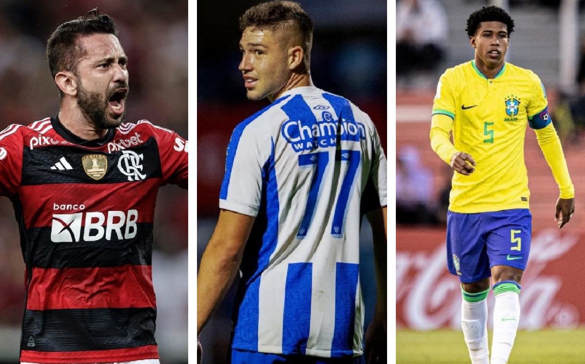 Jugadores brasileños / CORTESÍA: @evertonri @guibissoli29 @andreysantos_5