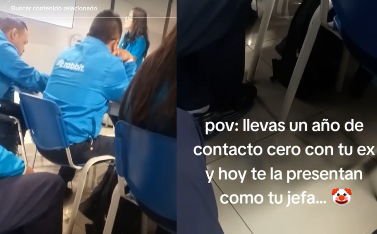 Así reaccionó un joven al descubrir que su ex novia es su nueva jefa | Especial
