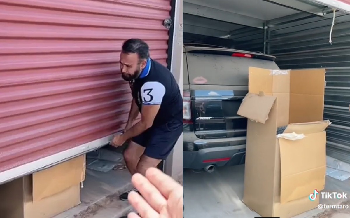 Joven compra contenedor por 26 mil pesos; encuentra CAMIONETA nueva | Especial