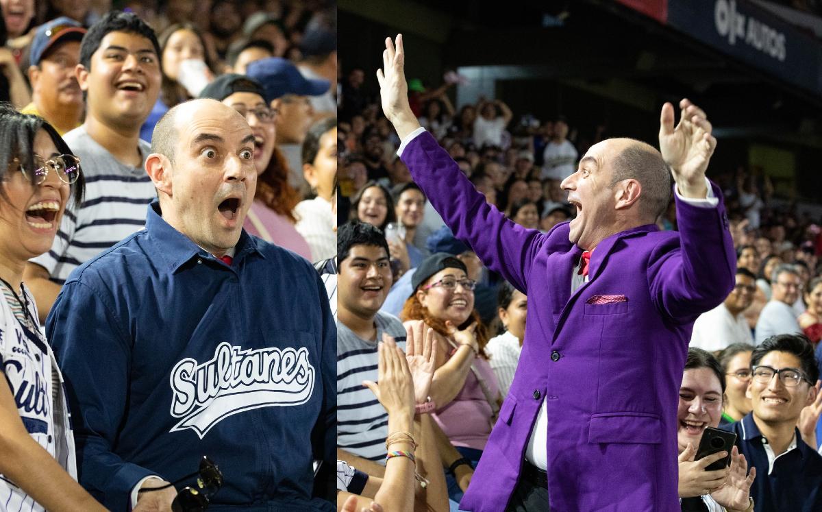 Julio Regalado sorprende a visitantes del estadio de Sultanes | Especial