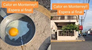 Regio prepara huevo en la banqueta