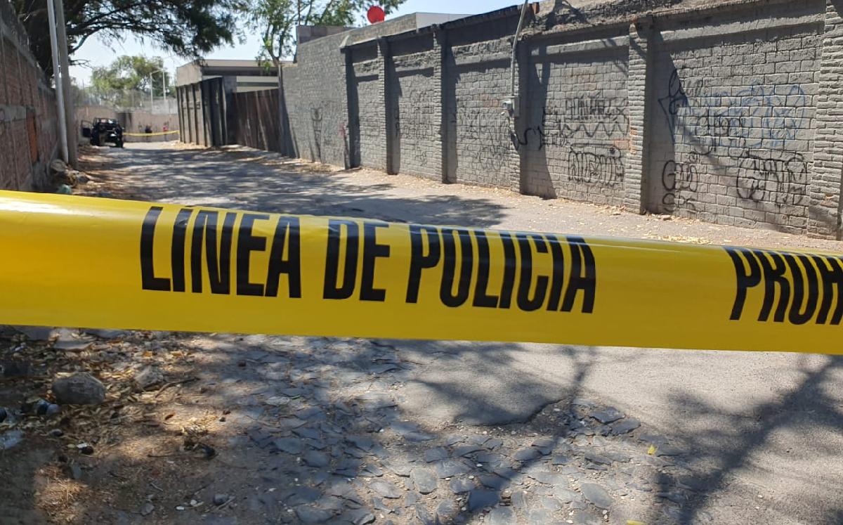 Zona acordonada en donde hallaron restos óseos en Zapopan / Juan Carlos Munguía