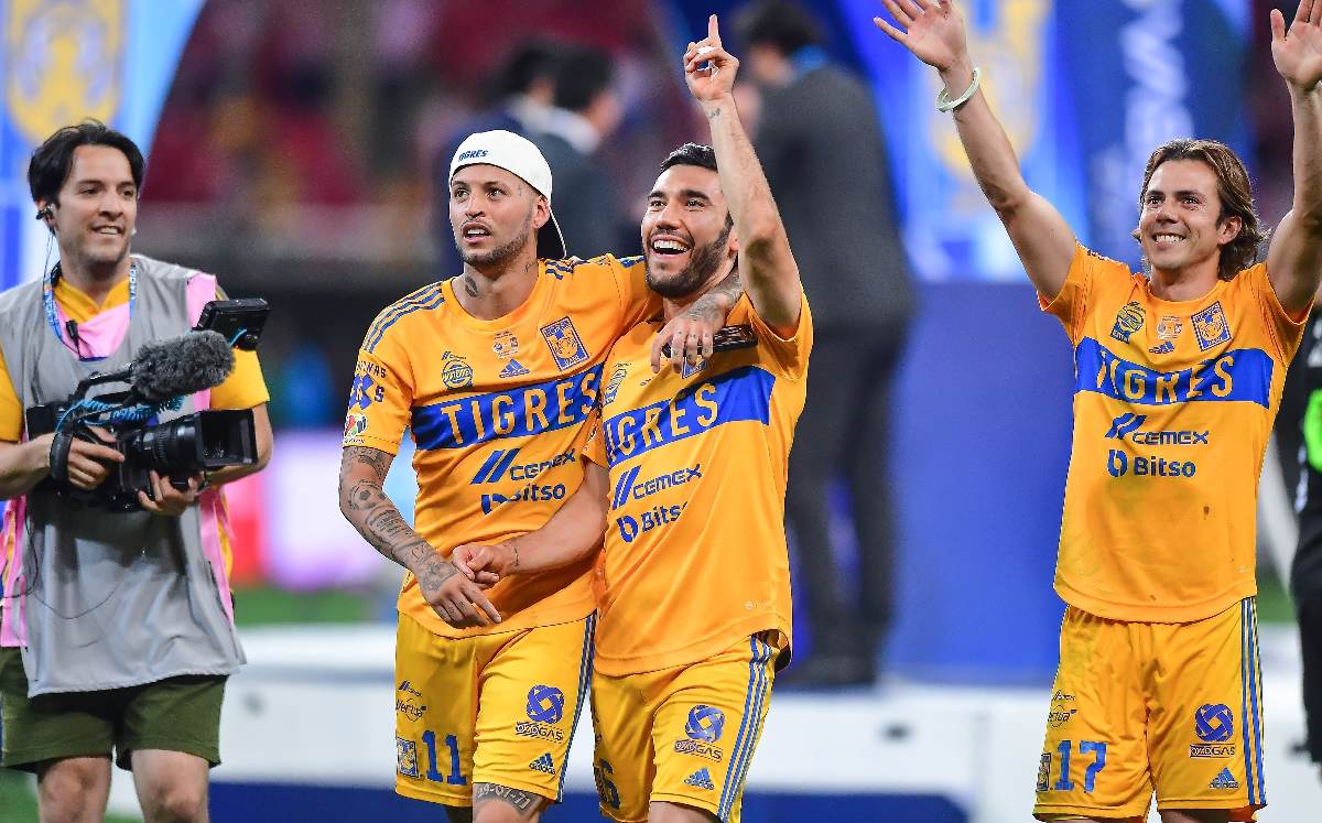 Nicolás López delantero de Tigres / CORTESÍA: @Mexsport