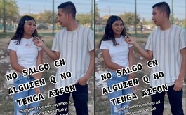 Una joven está siendo fuertemente criticada en redes sociales por decir que ella no saldría con un chico si no tiene al menos el iPhone 14.