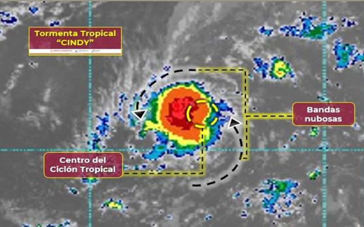Tormenta tropical 'Cindy' cuál será su trayectoria Telediario México