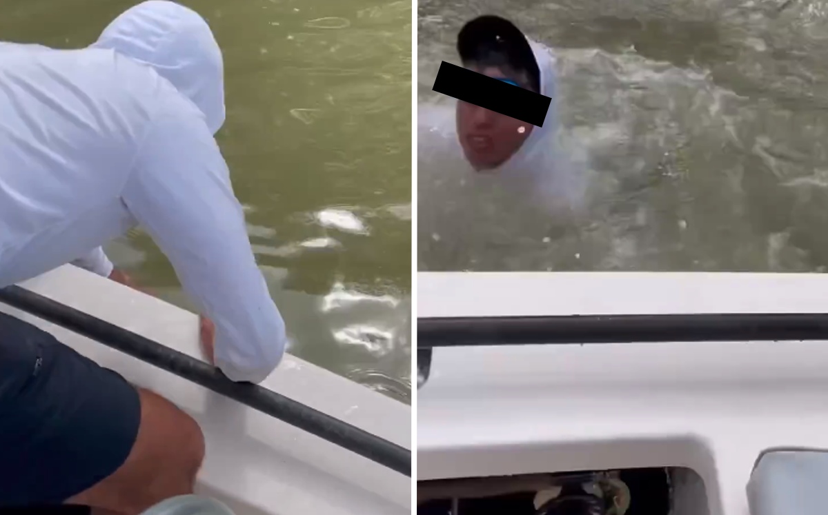 Pescador que fue mordido por un tiburón en Florida / Especial