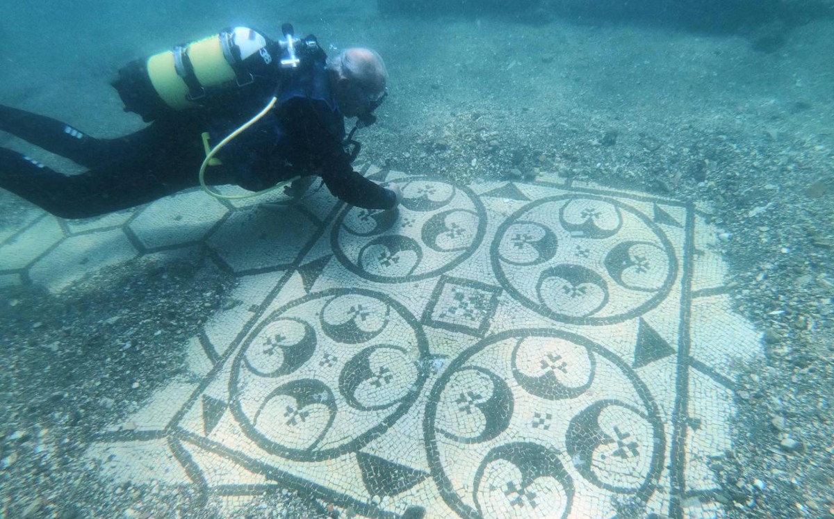 Esta ciudad romana de hace 2000 años se encuentra sumergida bajo el mar | Cortesía