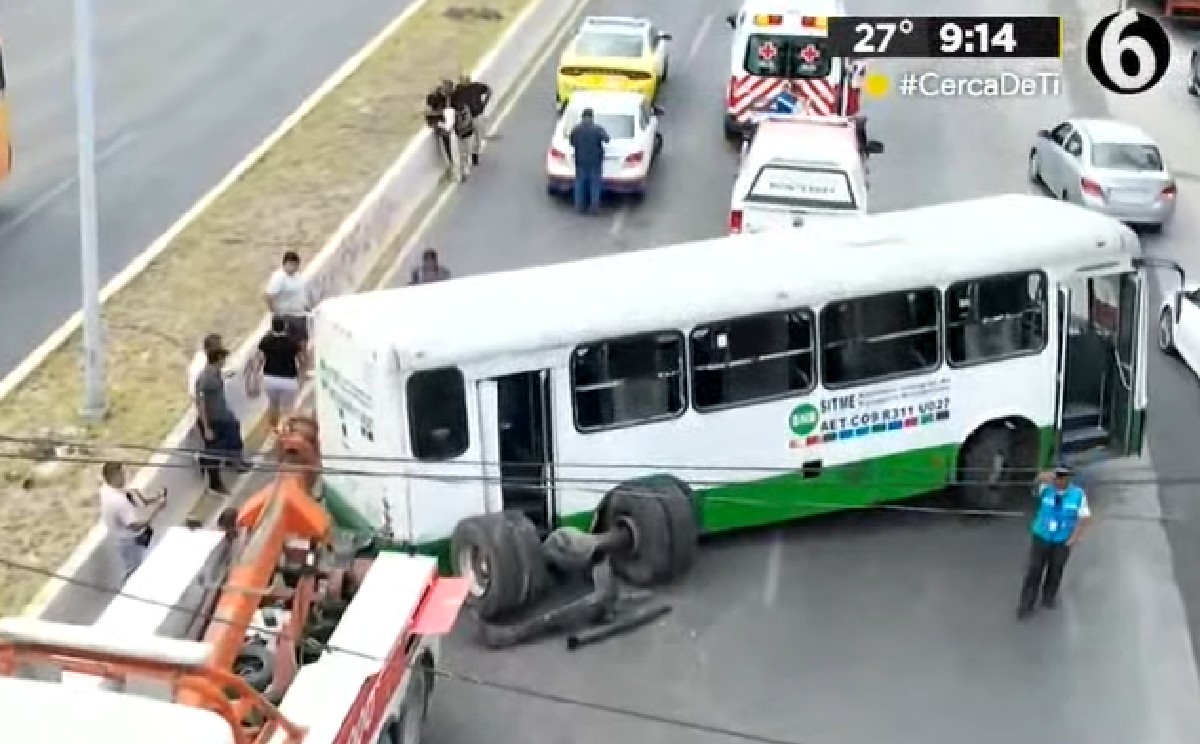 Choque hoy 5 de julio deja lesionados en Monterrey Telediario México