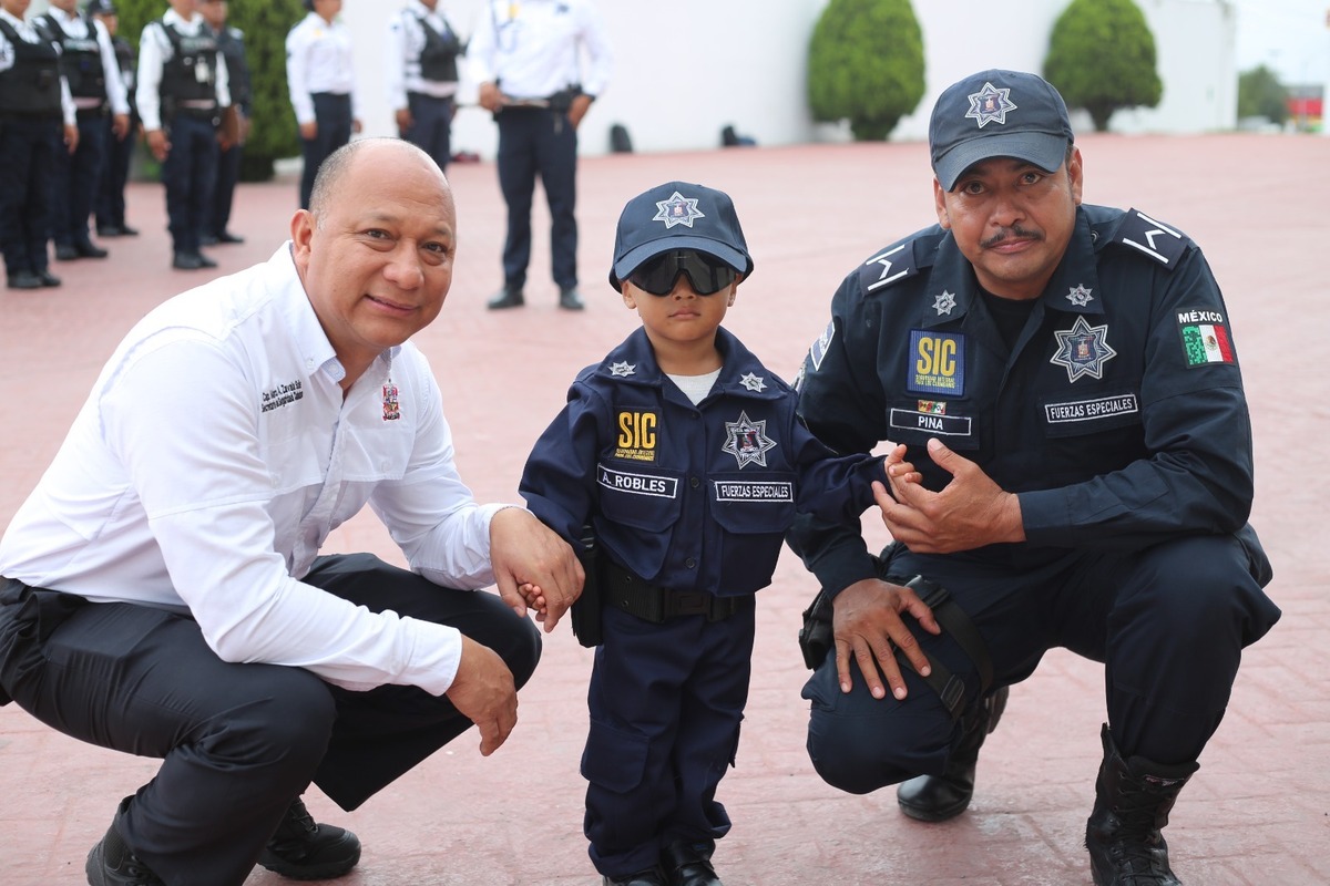 Antony cumplió su sueño de ser policía. | Cortesía