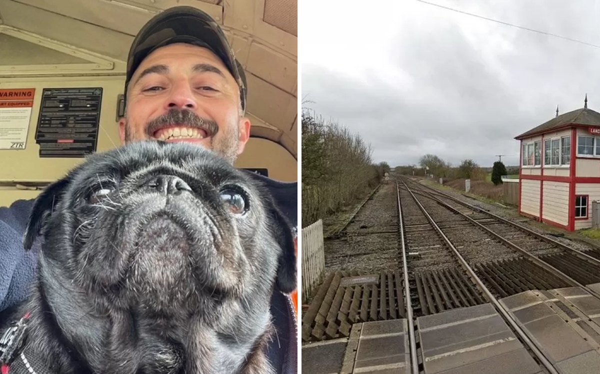 Conductor de tren que salvó a una perrita / Especial