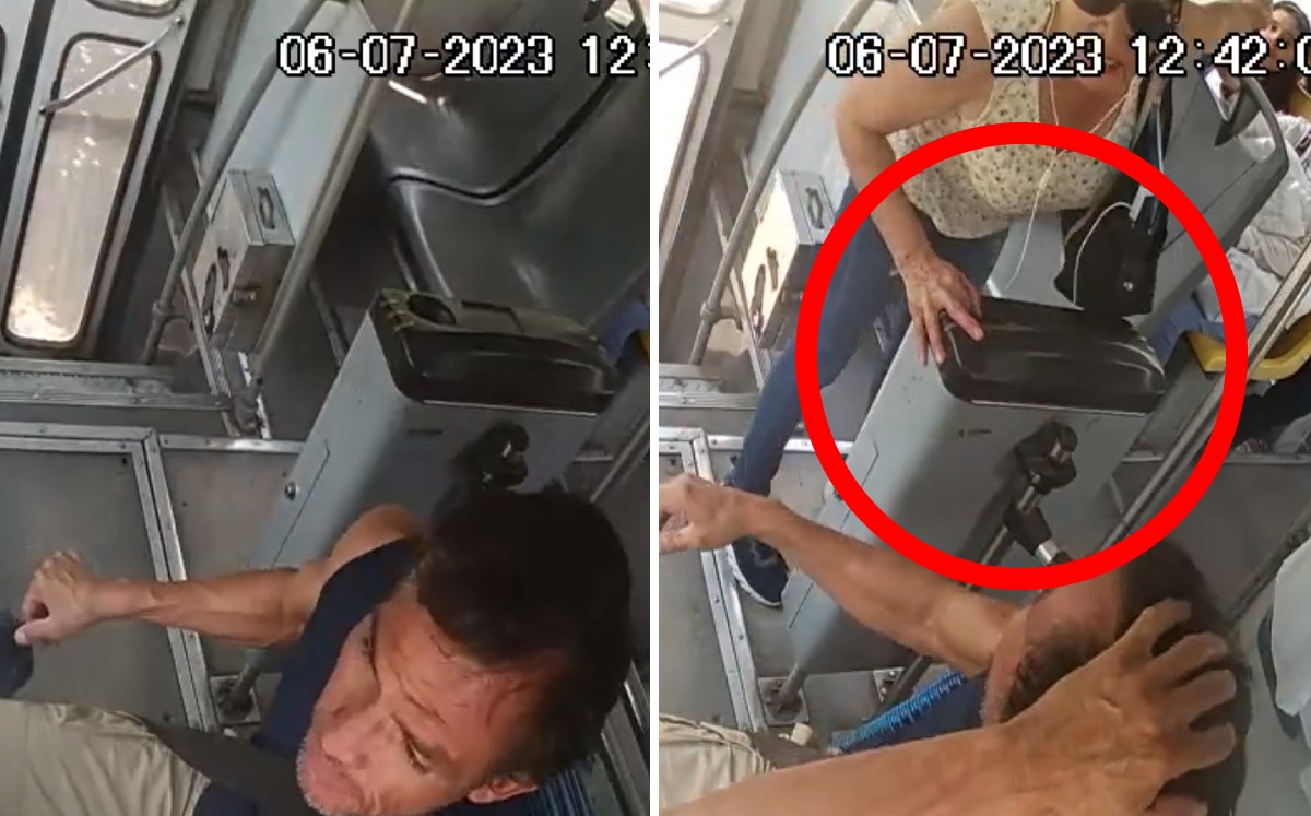 Mujer le jala el pelo a conductor del transporte público / Especial