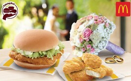 La cadena de comida rápida, McDonald's, ofrecerá servicios de catering para banquetes de bodas