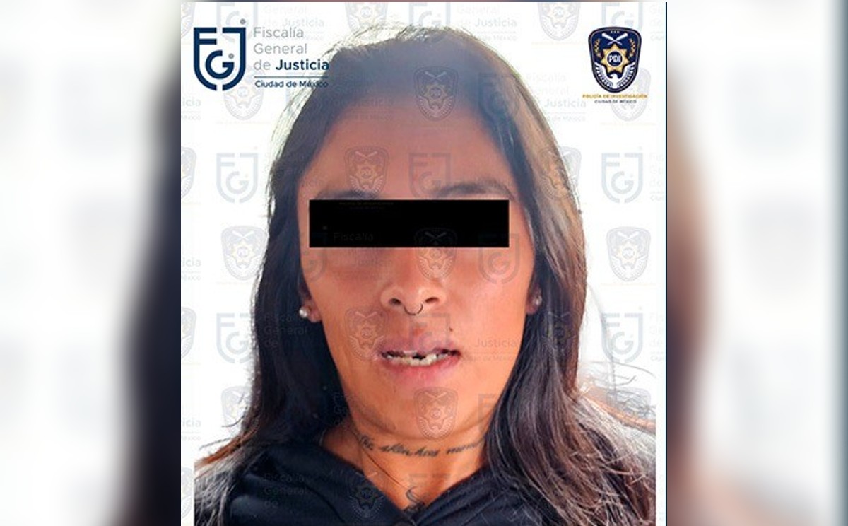 Karla Lizet 'N' es vinculada a proceso por arrojar ácido a una mujer en 2018 / Cortesía FGJ CdMx