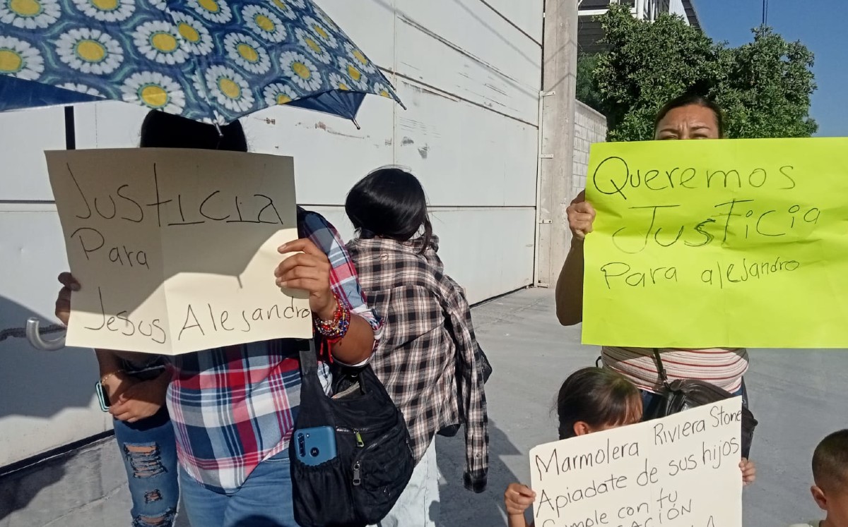 Familia de hombre muerto en marmolera pide finiquito justo