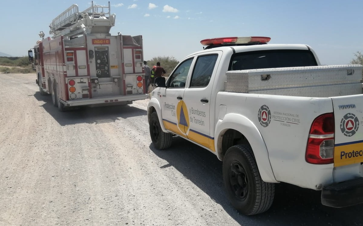 Hallan a hombre muerto en canal de riego de ejido San Agustín de Torreón
