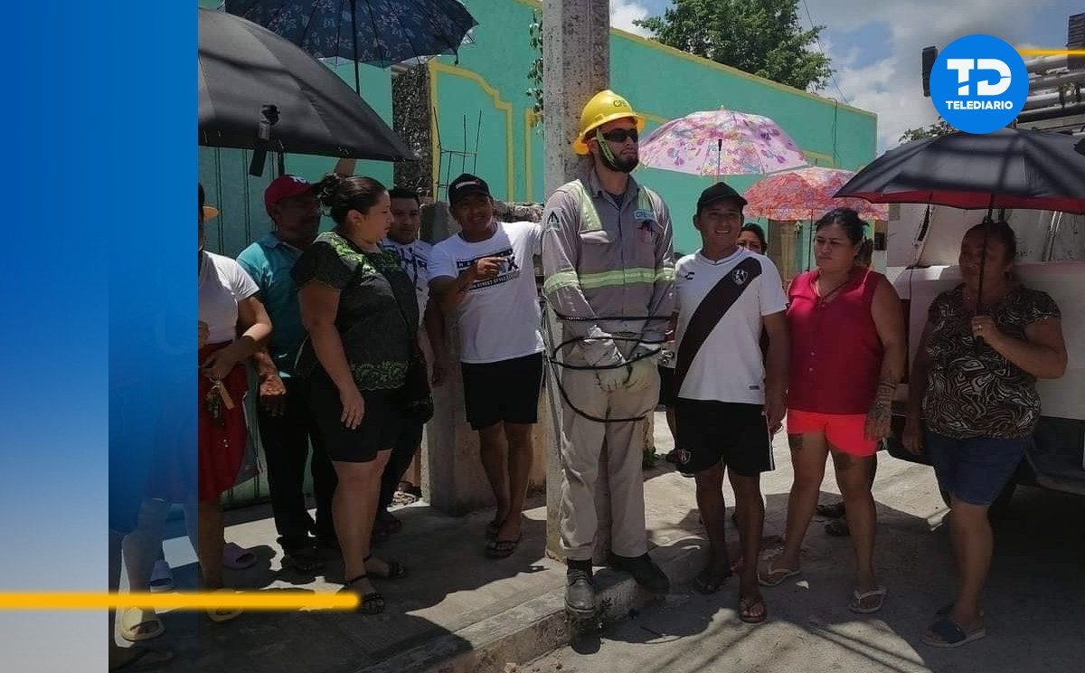 Empleado FE amarrado en Yucatán │ Telediario.