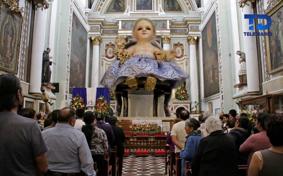 Personas visitan al Niño Cieguito en Puebla / Agencia Enfoque