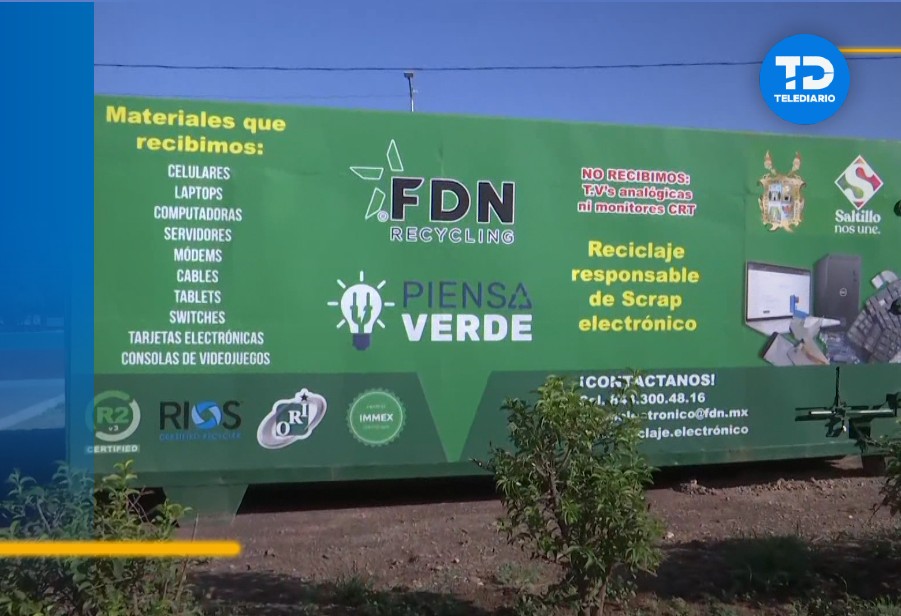 El contenedor se encuentra ubicado al norte de la ciudad, en la colonia Los Pinos.