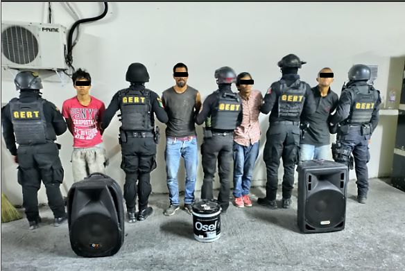 Detienen a hombres por robar escuelas en Santa Catarina / Especial
