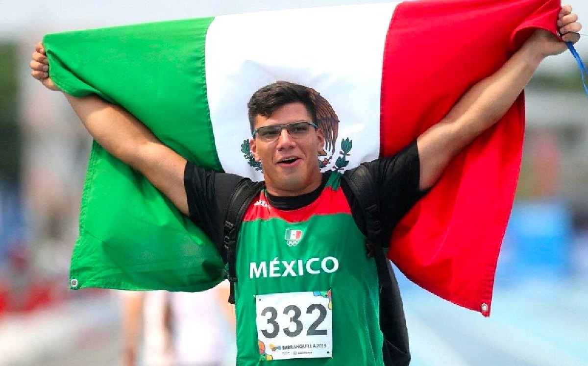 Diego del Real, lanzador de martillo / CORTESÍA: @COM_Mexico