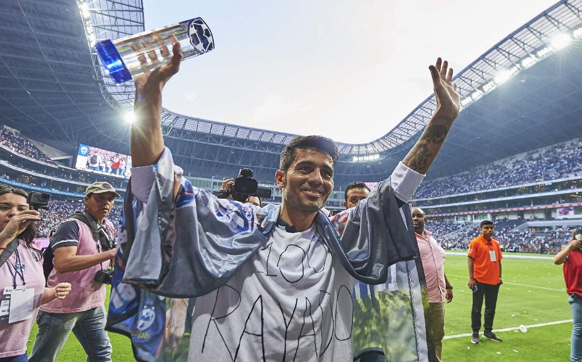 Walter Erviti en su partido de homenaje con Rayados / CORTESÍA: @Mexsport