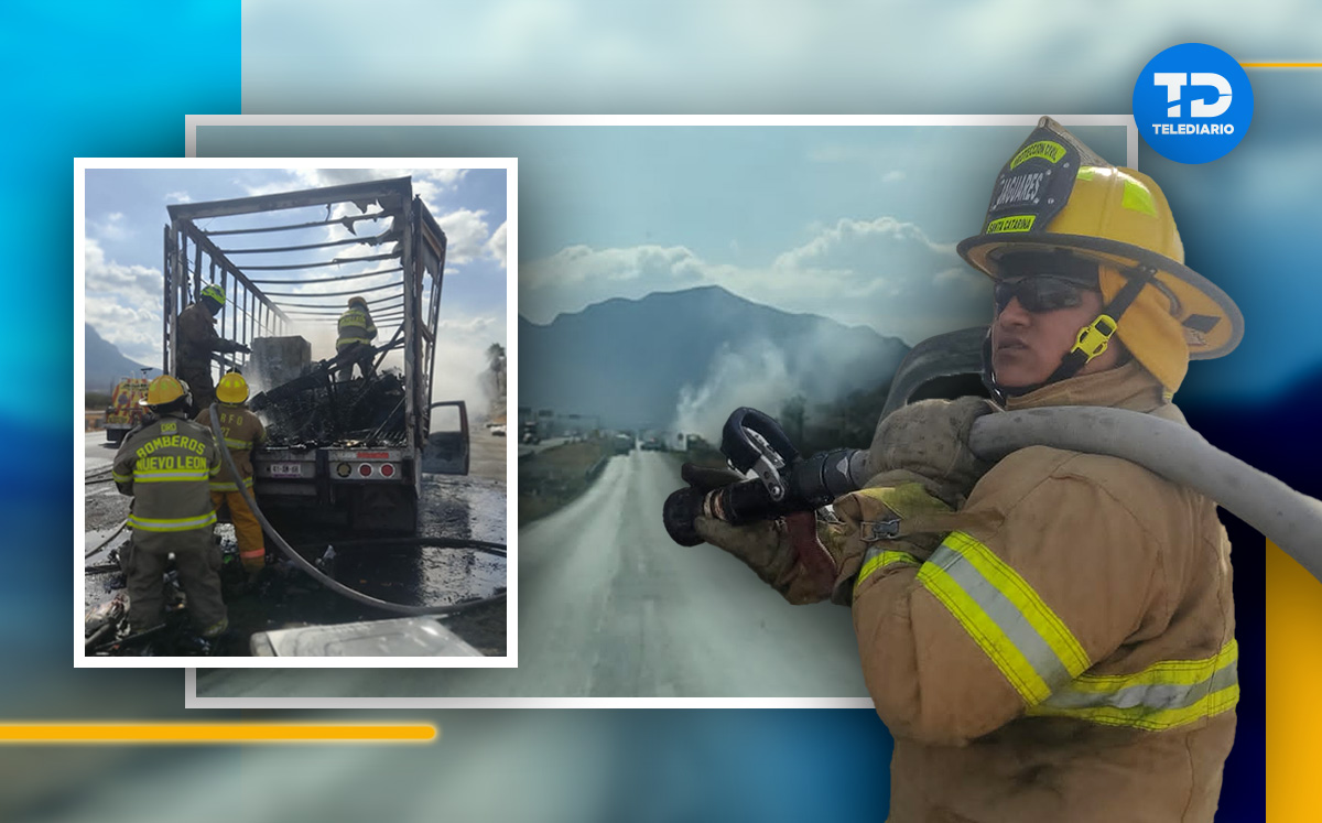 Reportan incendio en Santa Catarina / Especial
