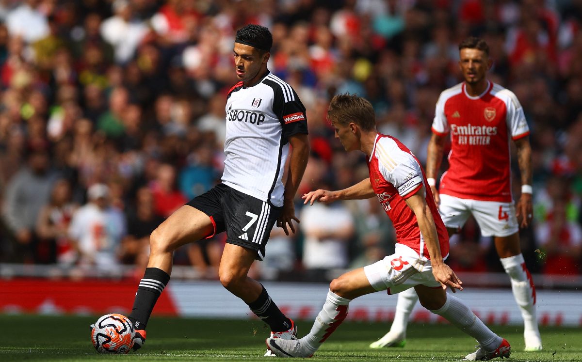 Raúl Jiménez ante Arsenal, jornada 3 Premier League / CORTESÍA: @Reuters