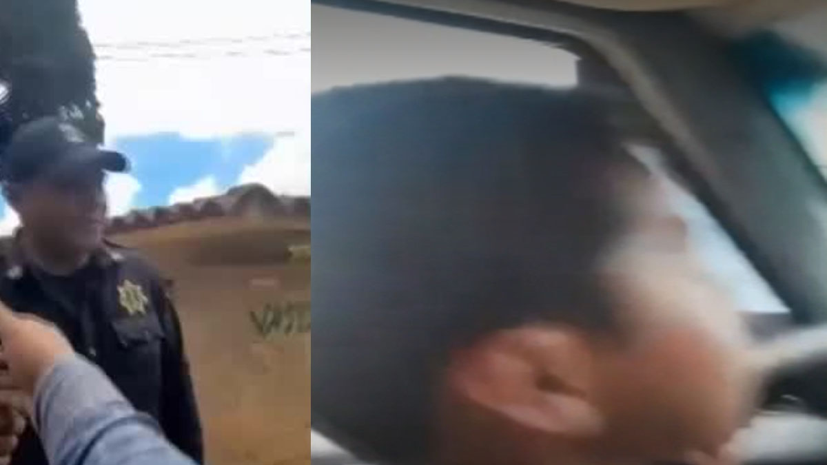 Captan a niño manejando en Chiapas; iba acompañado de adulto presuntamente ebrio
